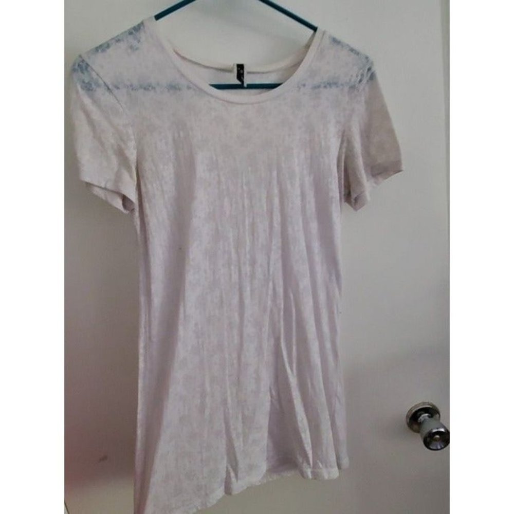 Junior Girls Buckle White Speckled T-Shirt